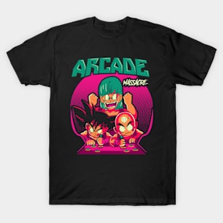 Arcade Massacre Krillin vs Goku T-Shirt